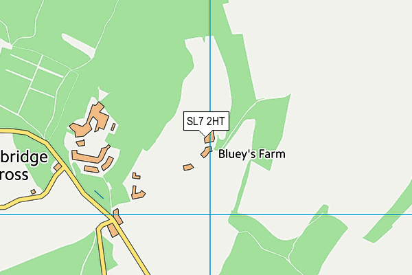 SL7 2HT map - OS VectorMap District (Ordnance Survey)