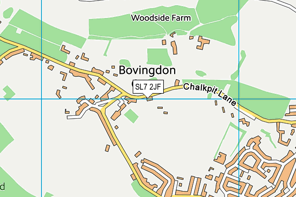 SL7 2JF map - OS VectorMap District (Ordnance Survey)