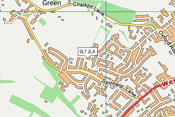 SL7 2LA map - OS VectorMap District (Ordnance Survey)