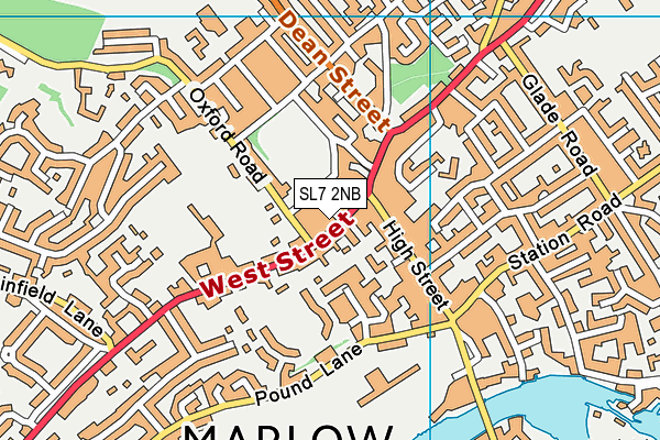 Map of MARLOW TAILORING LIMITED at district scale