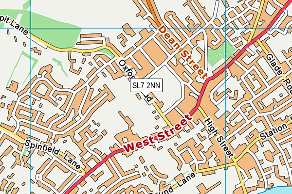 SL7 2NN map - OS VectorMap District (Ordnance Survey)