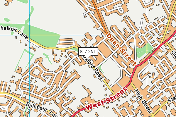 SL7 2NT map - OS VectorMap District (Ordnance Survey)