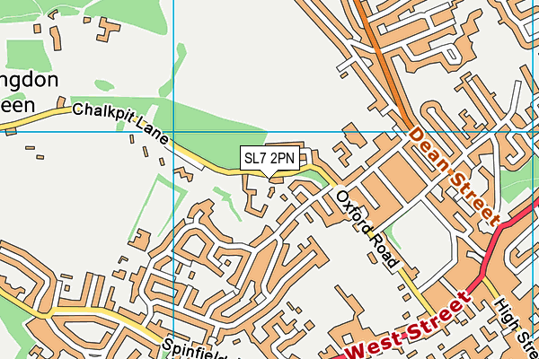 SL7 2PN map - OS VectorMap District (Ordnance Survey)