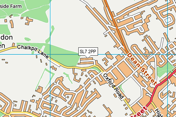 SL7 2PP map - OS VectorMap District (Ordnance Survey)