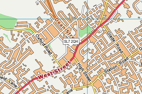 SL7 2QH map - OS VectorMap District (Ordnance Survey)