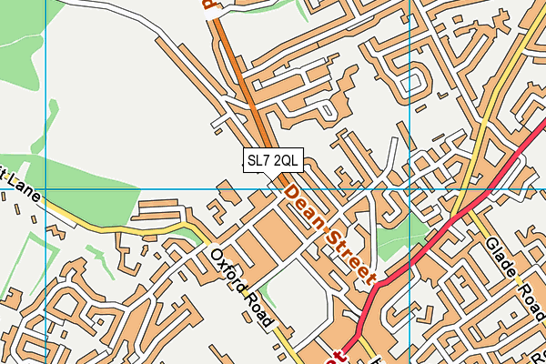 SL7 2QL map - OS VectorMap District (Ordnance Survey)