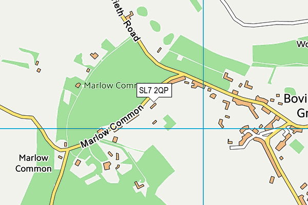 SL7 2QP map - OS VectorMap District (Ordnance Survey)