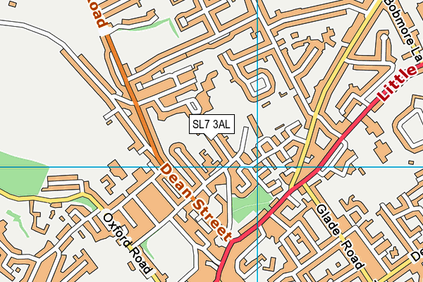 SL7 3AL map - OS VectorMap District (Ordnance Survey)