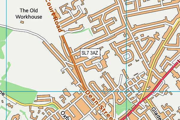 Marlow Church of England Infant School map (SL7 3AZ) - OS VectorMap District (Ordnance Survey)