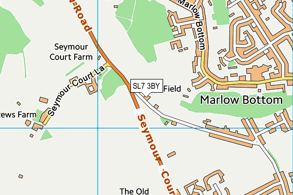 SL7 3BY map - OS VectorMap District (Ordnance Survey)