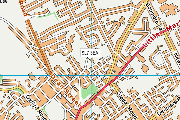 SL7 3EA map - OS VectorMap District (Ordnance Survey)