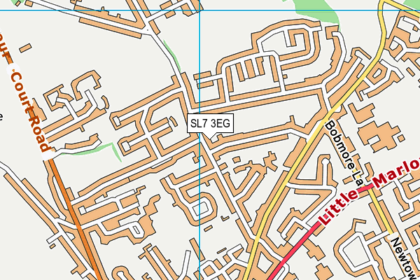 SL7 3EG map - OS VectorMap District (Ordnance Survey)