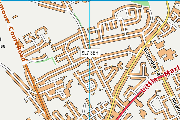 SL7 3EH map - OS VectorMap District (Ordnance Survey)