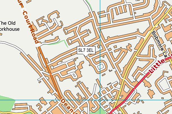 SL7 3EL map - OS VectorMap District (Ordnance Survey)