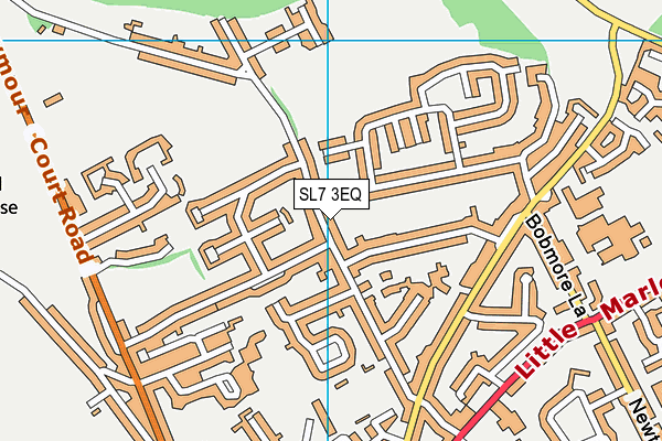 SL7 3EQ map - OS VectorMap District (Ordnance Survey)
