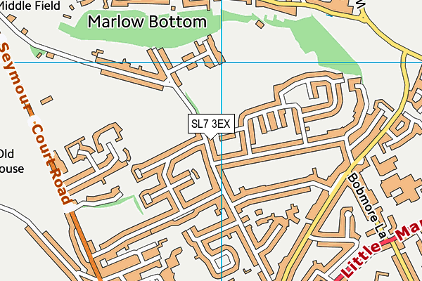 SL7 3EX map - OS VectorMap District (Ordnance Survey)
