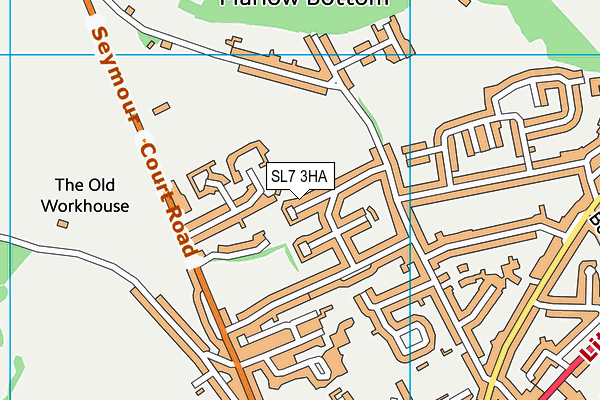 SL7 3HA map - OS VectorMap District (Ordnance Survey)