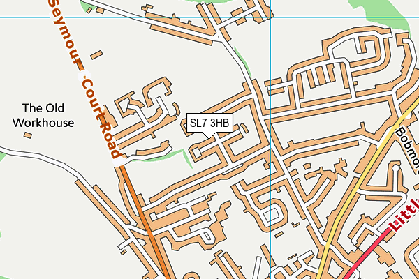 SL7 3HB map - OS VectorMap District (Ordnance Survey)