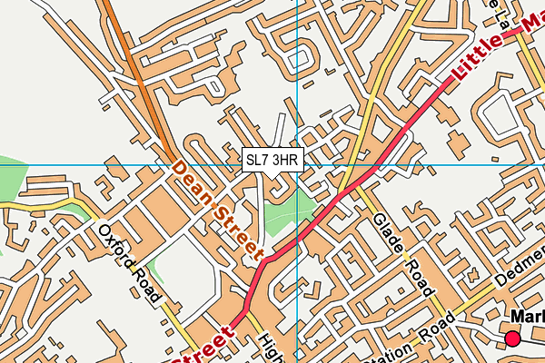 SL7 3HR map - OS VectorMap District (Ordnance Survey)