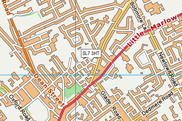 SL7 3HT map - OS VectorMap District (Ordnance Survey)