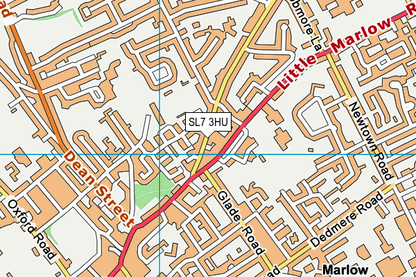 SL7 3HU map - OS VectorMap District (Ordnance Survey)
