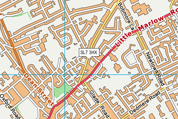 SL7 3HX map - OS VectorMap District (Ordnance Survey)