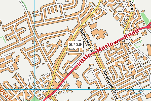 SL7 3JF map - OS VectorMap District (Ordnance Survey)