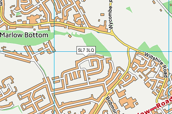 SL7 3LQ map - OS VectorMap District (Ordnance Survey)