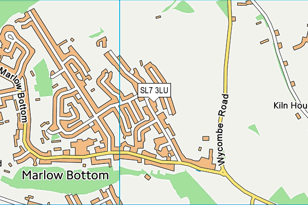 SL7 3LU map - OS VectorMap District (Ordnance Survey)