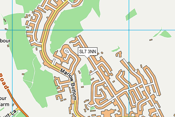 SL7 3NN map - OS VectorMap District (Ordnance Survey)