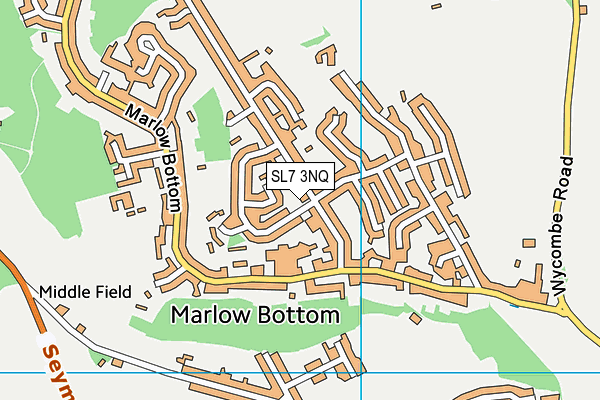 SL7 3NQ map - OS VectorMap District (Ordnance Survey)
