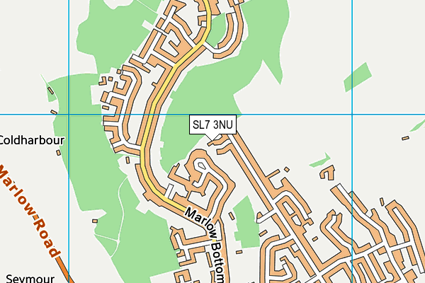 SL7 3NU map - OS VectorMap District (Ordnance Survey)