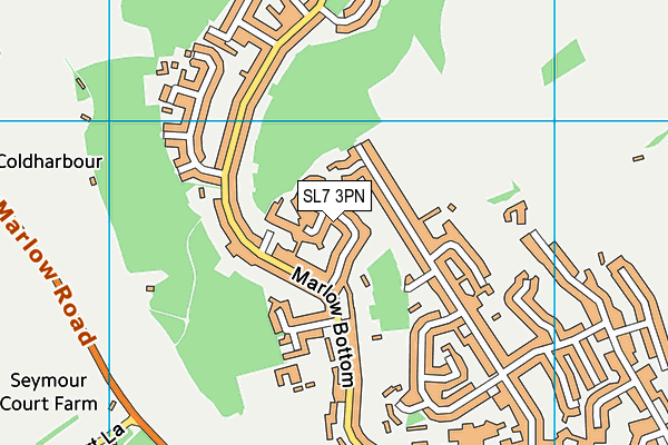 SL7 3PN map - OS VectorMap District (Ordnance Survey)