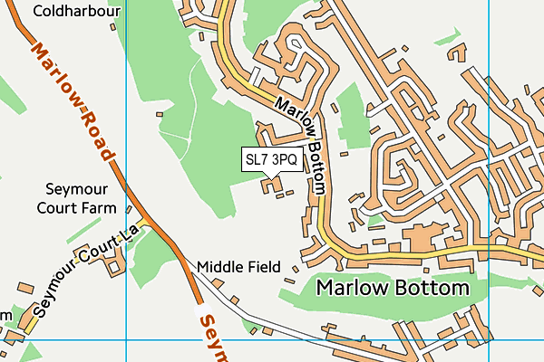 Burford School map (SL7 3PQ) - OS VectorMap District (Ordnance Survey)