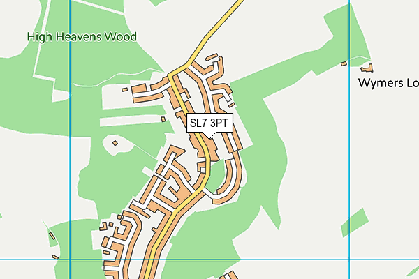 SL7 3PT map - OS VectorMap District (Ordnance Survey)