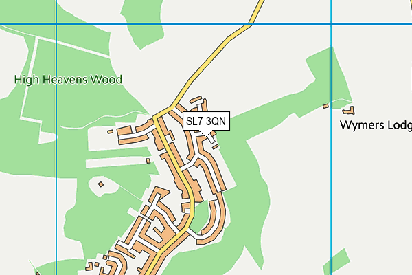 SL7 3QN map - OS VectorMap District (Ordnance Survey)