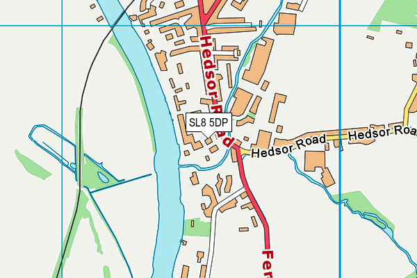 SL8 5DP map - OS VectorMap District (Ordnance Survey)