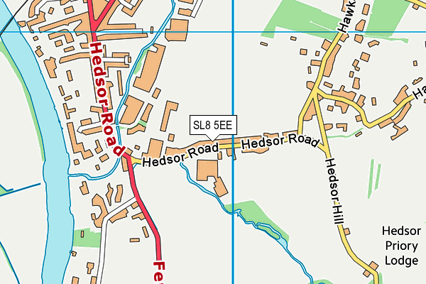 SL8 5EE map - OS VectorMap District (Ordnance Survey)