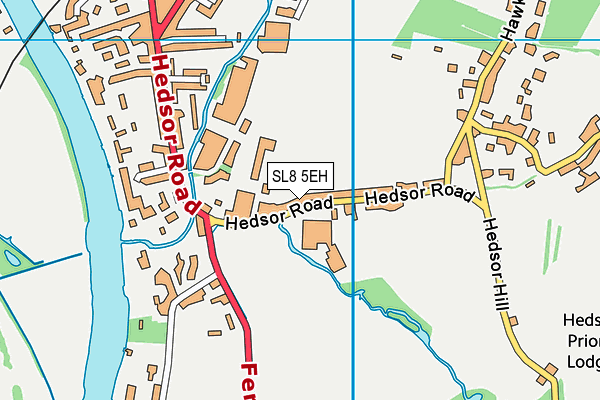 SL8 5EH map - OS VectorMap District (Ordnance Survey)