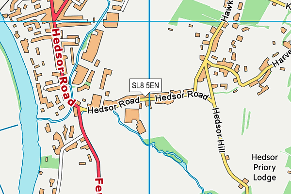 SL8 5EN map - OS VectorMap District (Ordnance Survey)