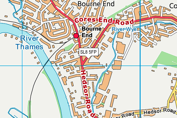 SL8 5FP map - OS VectorMap District (Ordnance Survey)