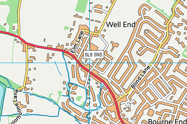 Claytons Primary School map (SL8 5NS) - OS VectorMap District (Ordnance Survey)