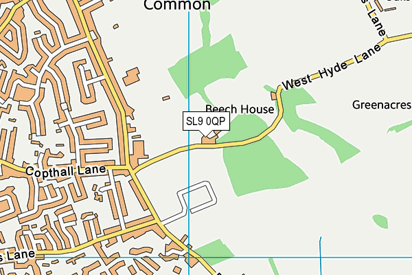 SL9 0QP map - OS VectorMap District (Ordnance Survey)