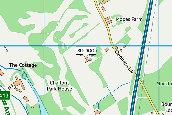 SL9 0QQ map - OS VectorMap District (Ordnance Survey)