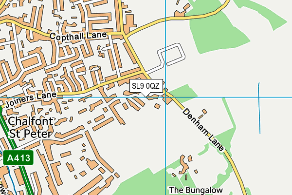 SL9 0QZ map - OS VectorMap District (Ordnance Survey)