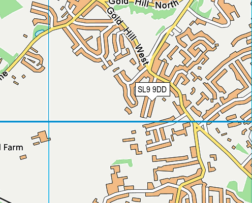 SL9 9DD map - OS VectorMap District (Ordnance Survey)