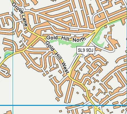 SL9 9DJ map - OS VectorMap District (Ordnance Survey)