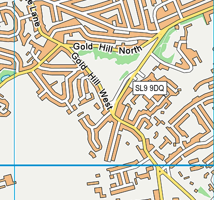 SL9 9DQ map - OS VectorMap District (Ordnance Survey)