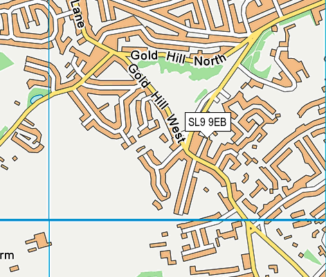 SL9 9EB map - OS VectorMap District (Ordnance Survey)