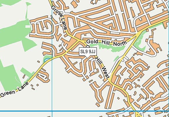 SL9 9JJ map - OS VectorMap District (Ordnance Survey)